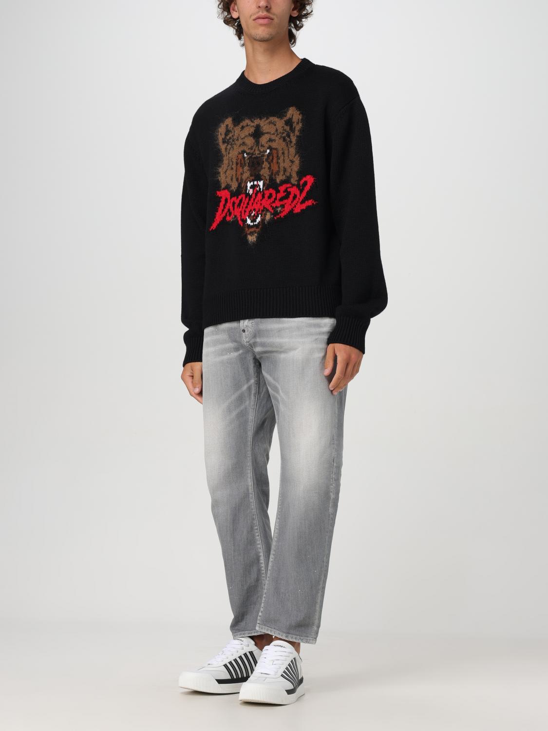 DSQUARED2 PULLOVER: Pullover herren Dsquared2, Schwarz - Img 2