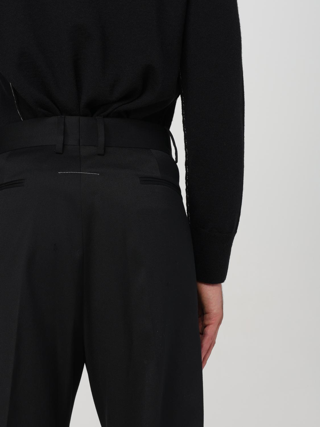 GIVENCHY ブラック パンツ+ MM6 パンツ MM6 エムエム6 S52KA0414 S54445 ワイドパンツ (MM6 Maison