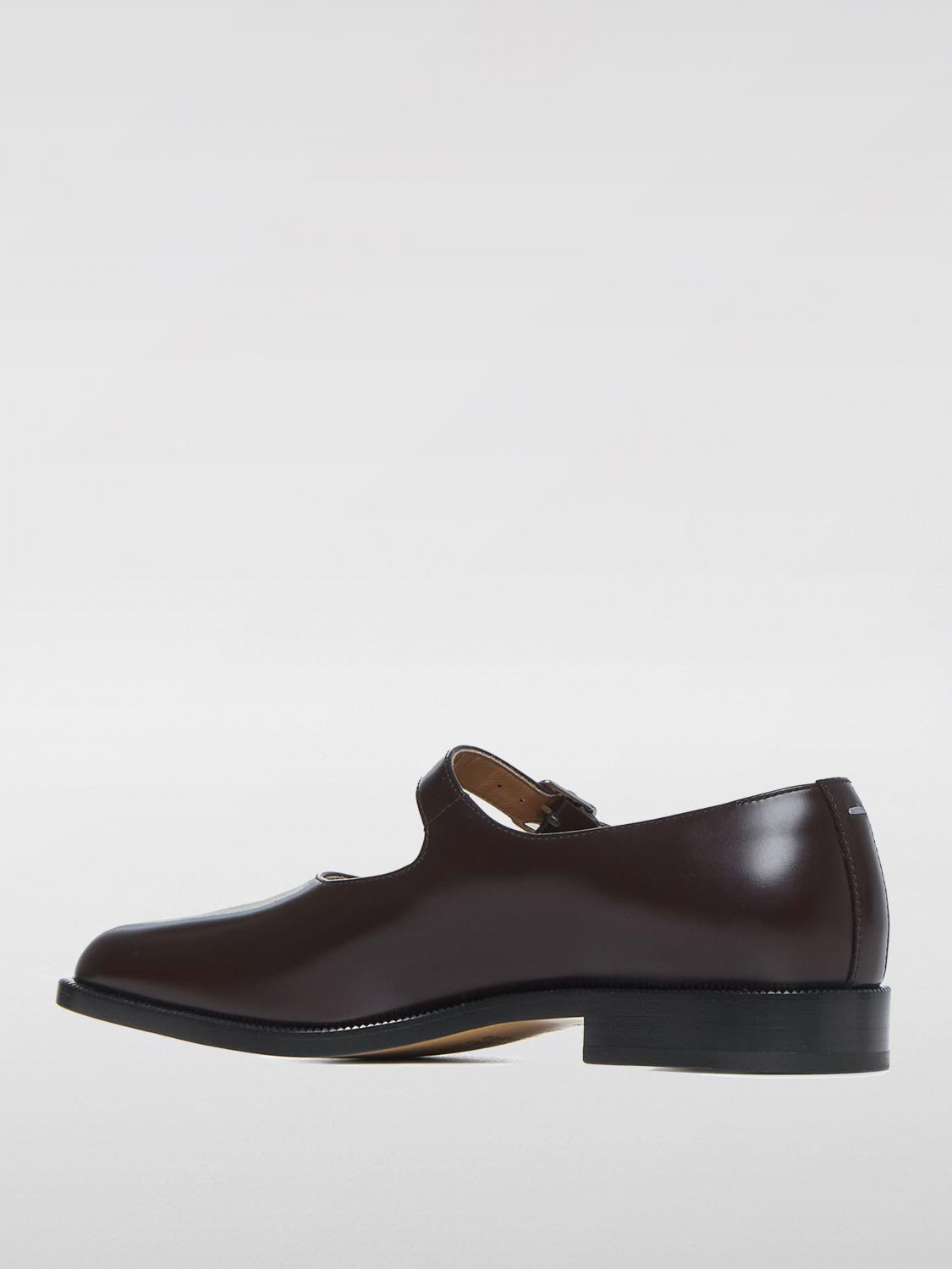 MAISON MARGIELA MANOLETINAS: Bailarinas Tabi Maison Margiela de piel, Marrón - Img 3
