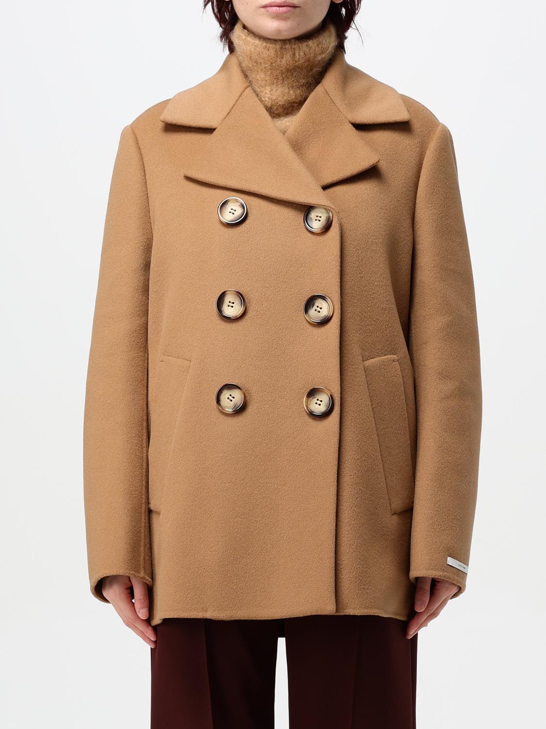 SPORTMAX COAT: Jacket woman Sportmax, Camel - Img 1