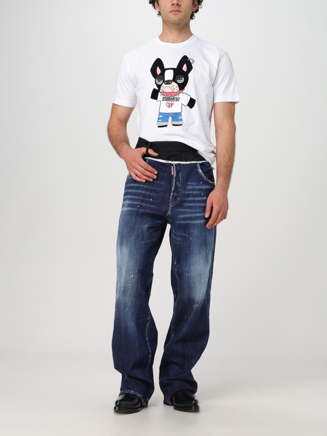 DSQUARED2 JEANS: Pants men Dsquared2, Blue - Img 2