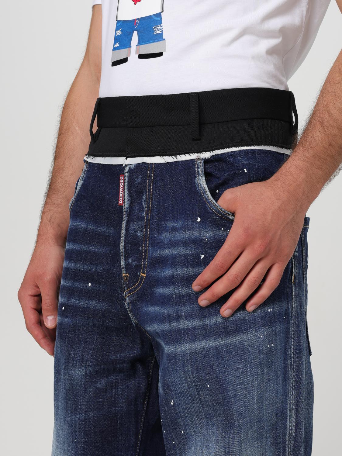 DSQUARED2 JEANS: Pants men Dsquared2, Blue - Img 4