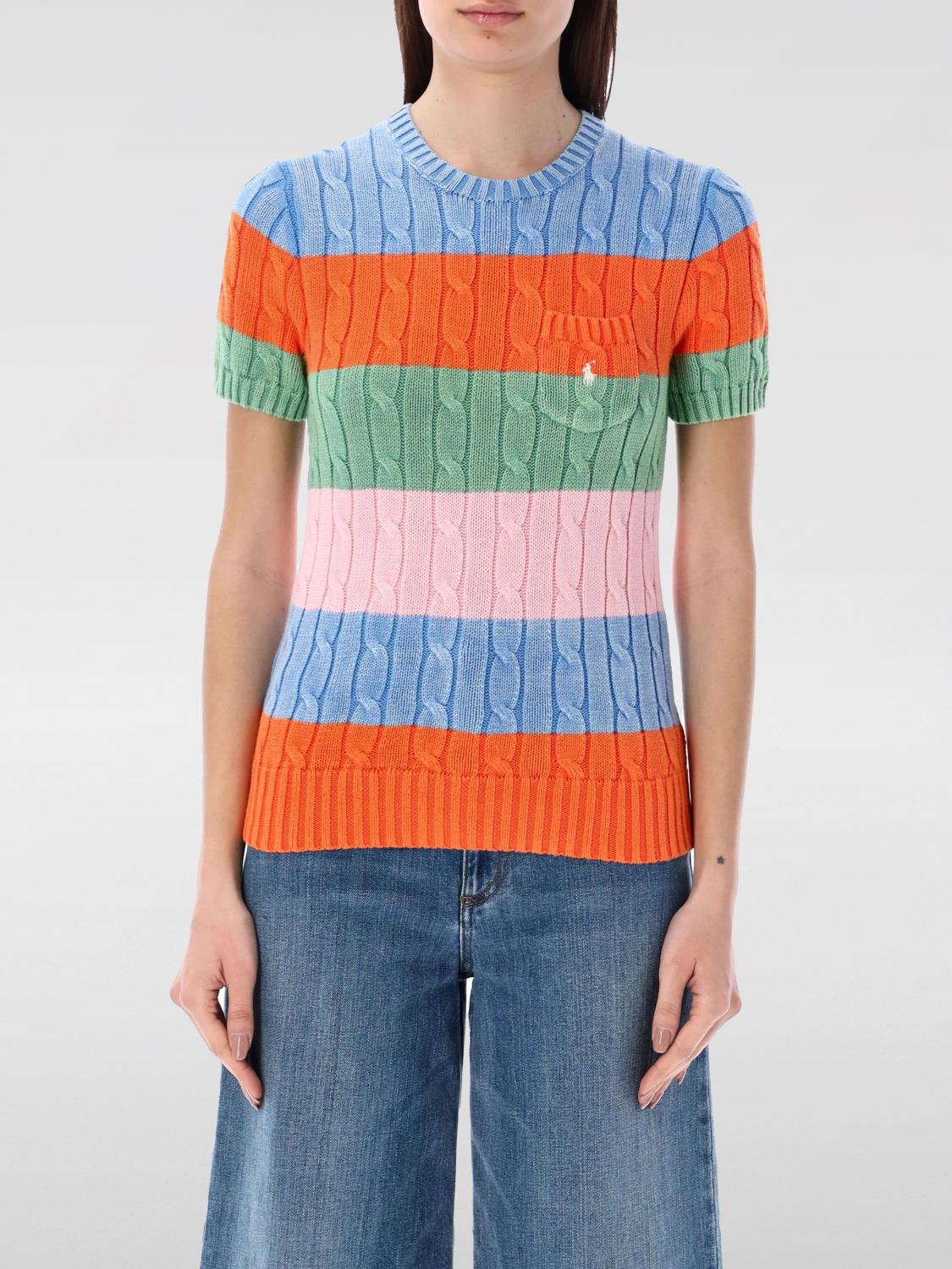 POLO RALPH LAUREN: Sweater woman Striped Polo Ralph Lauren