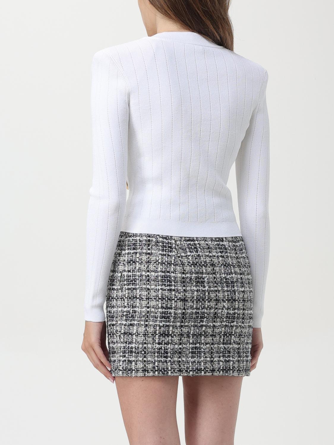 BALMAIN PULLOVER: Pullover damen Balmain, Weiß - Img 3