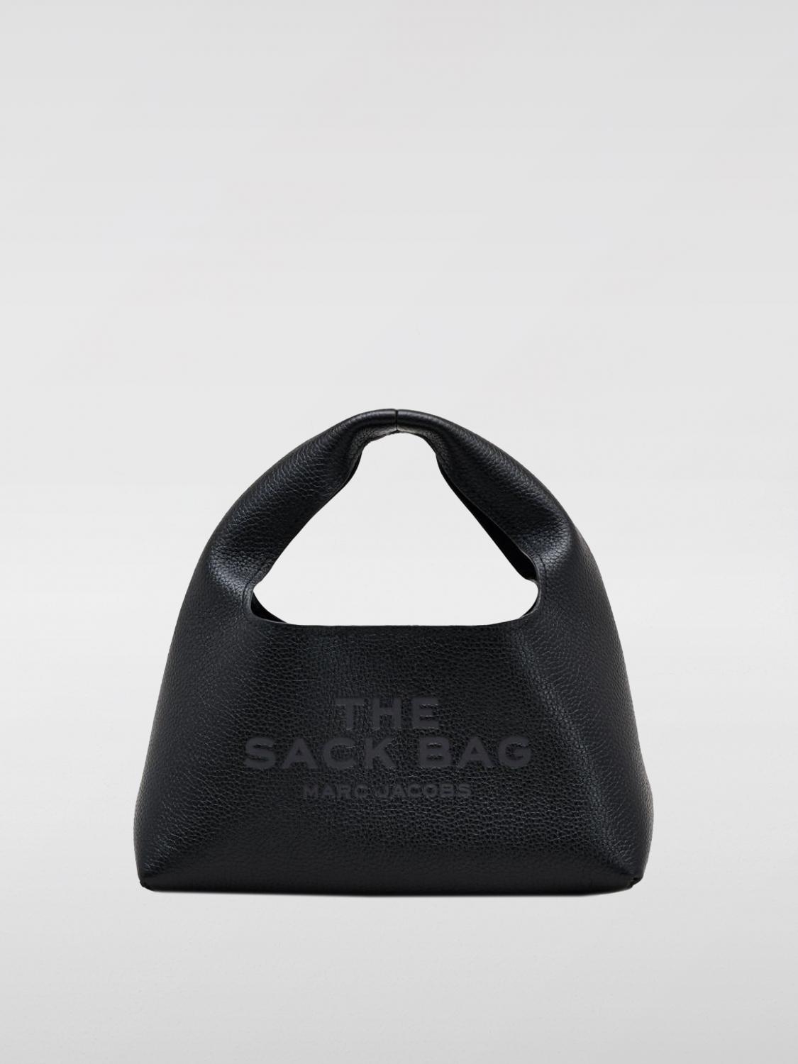 MARC JACOBS BORSA A MANO: Borsa The Sac Bag Marc Jacobs in pelle a grana , Nero - Img 1