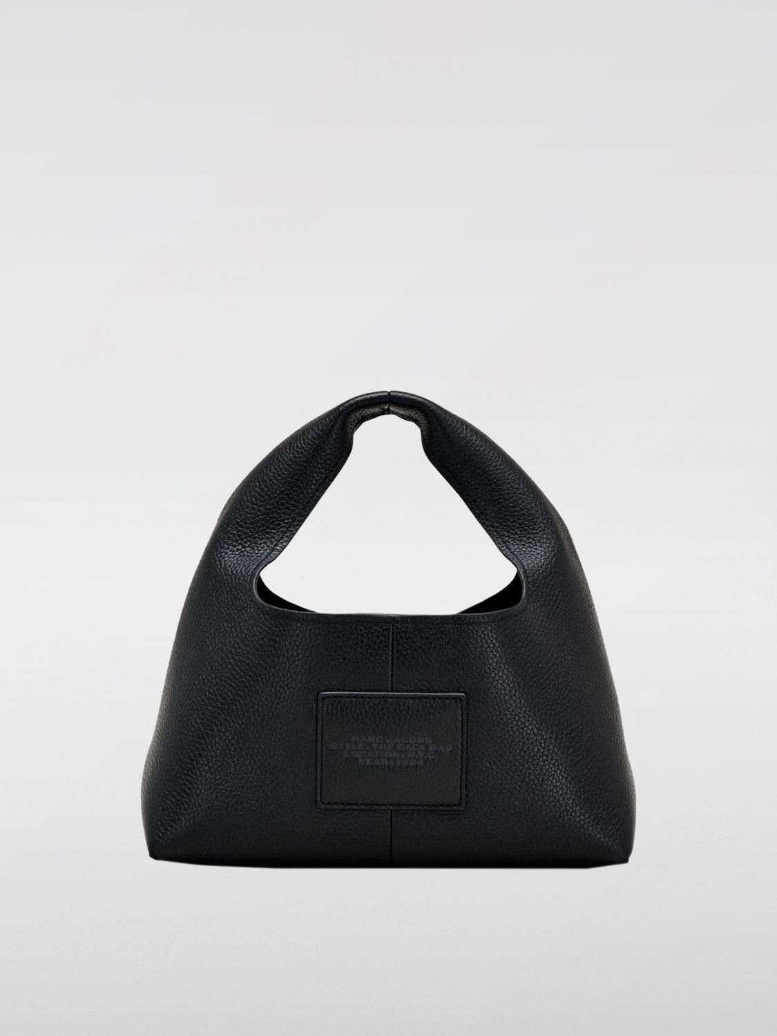 MARC JACOBS BORSA A MANO: Borsa The Sac Bag Marc Jacobs in pelle a grana , Nero - Img 3