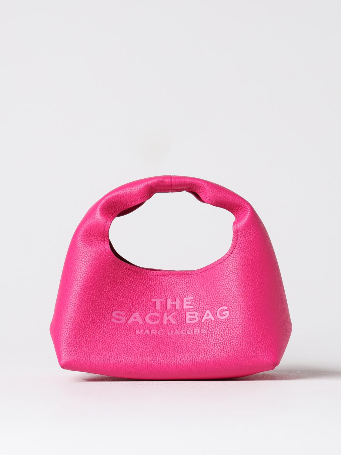 MARC JACOBS BORSA A MANO: Borsa The Sac Bag Marc Jacobs in pelle a grana , Rosa - Img 1