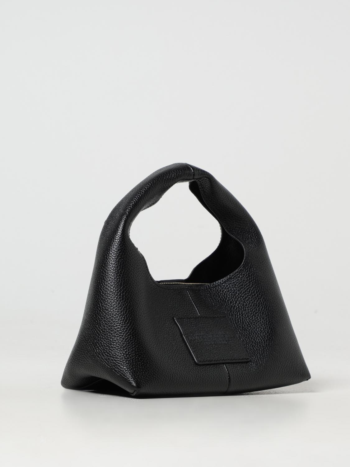 MARC JACOBS BORSA A MANO: Borsa The Sac Bag Marc Jacobs in pelle a grana , Nero 1 - Img 2
