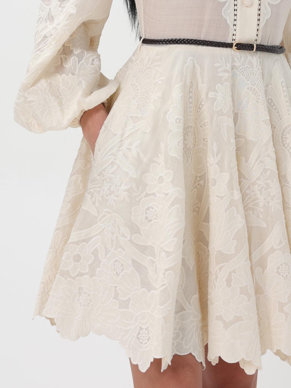 ZIMMERMANN VESTIDO: Vestido mujer Zimmermann, Blanco - Img 4