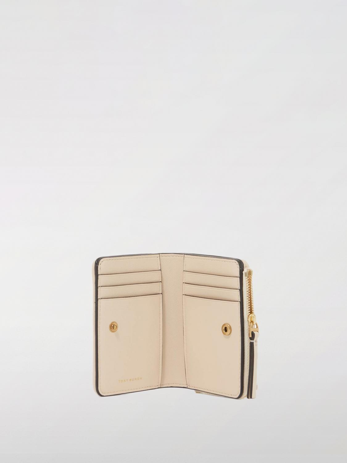 TORY BURCH WALLET: Wallet woman Tory Burch, Cream - Img 2