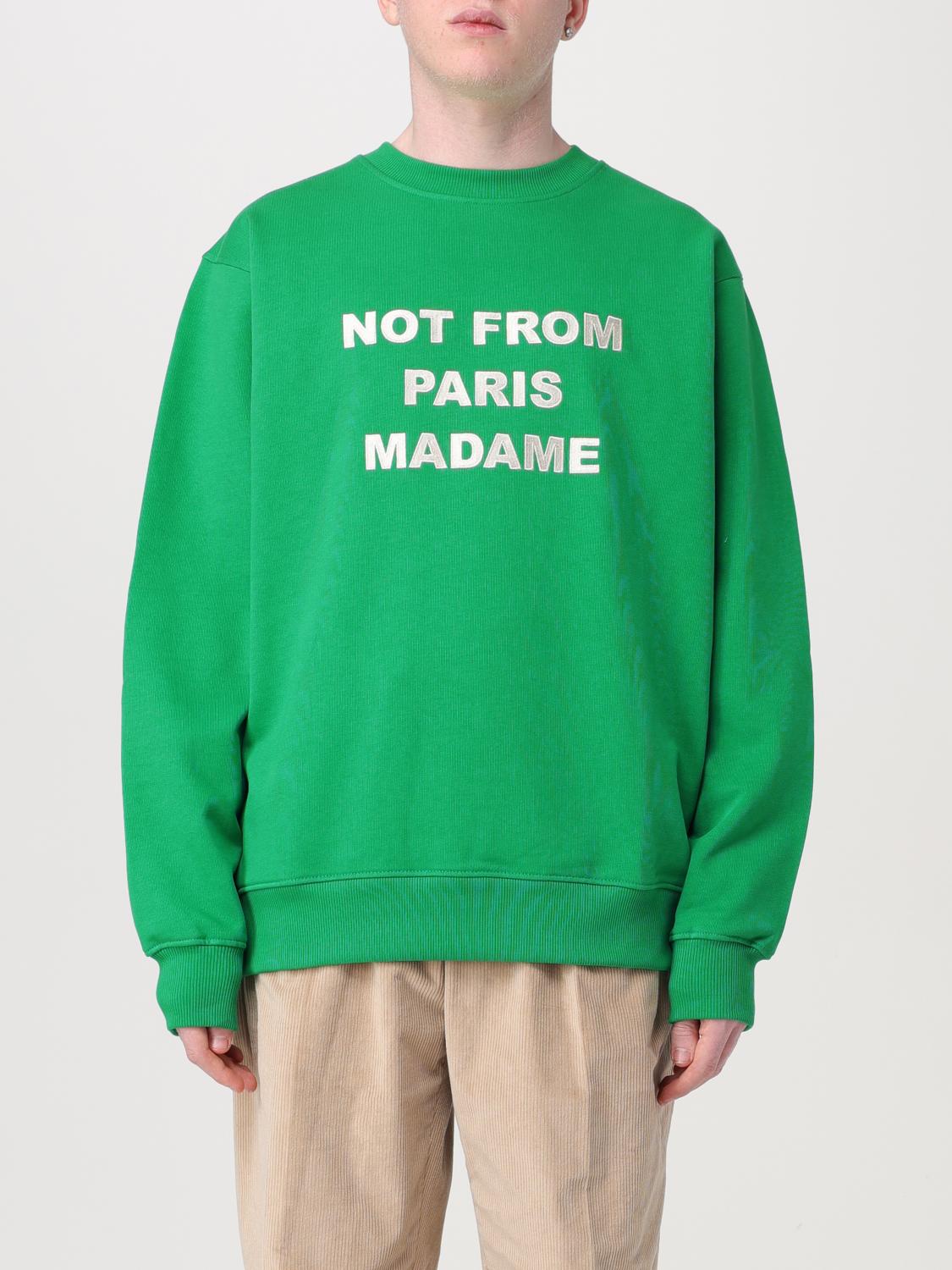 DRÔLE DE MONSIEUR SWEATSHIRT: Sweatshirt men Drole De Monsieur, Green - Img 1