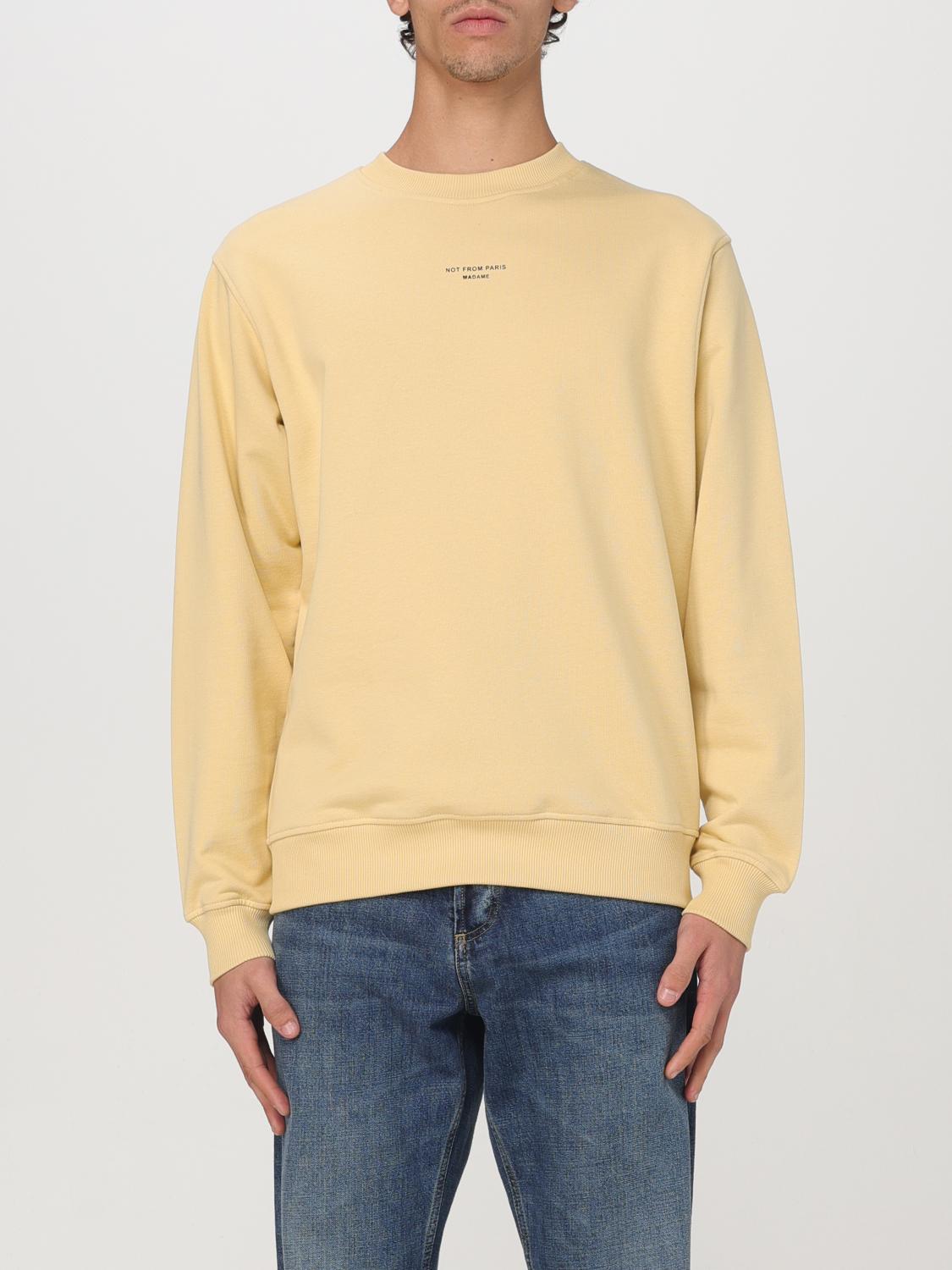 DRÔLE DE MONSIEUR SWEATSHIRT: Sweatshirt men Drole De Monsieur, Yellow - Img 1