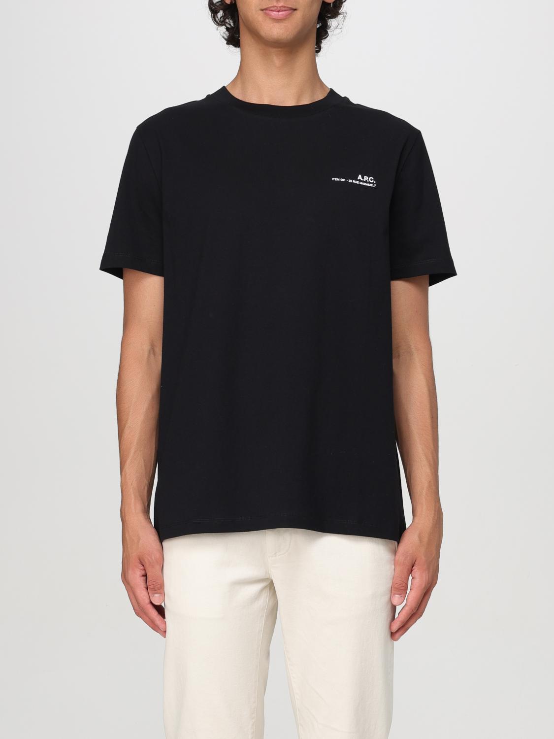 A.P.C. CAMISETA: Camiseta hombre A.P.C., Negro - Img 1