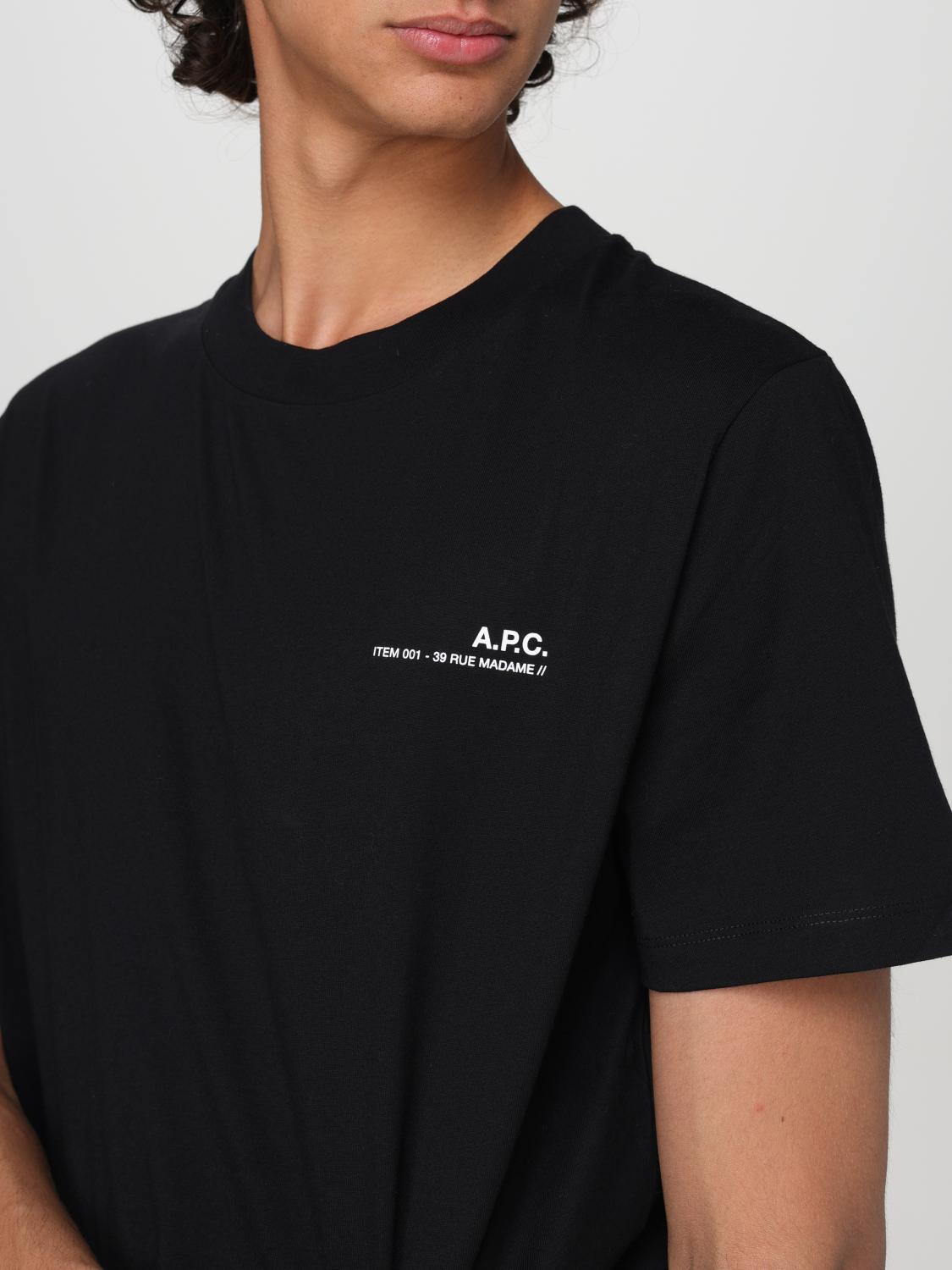 A.P.C. CAMISETA: Camiseta hombre A.P.C., Negro - Img 3
