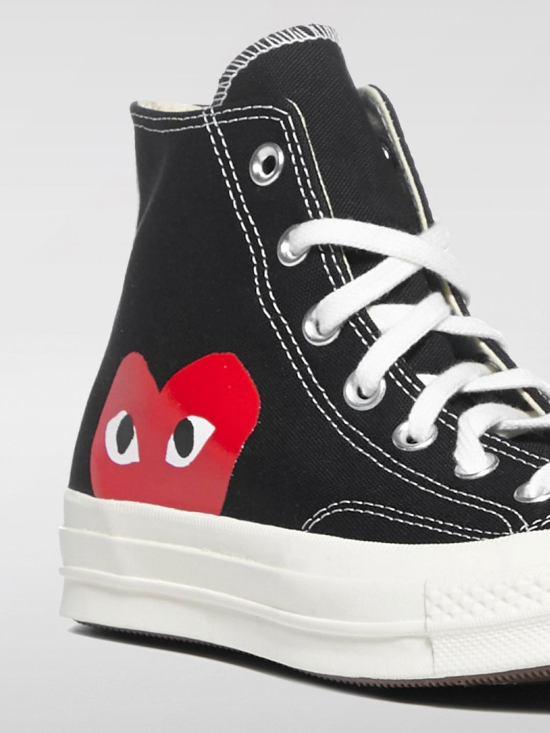COMME DES GARÇONS PLAY SNEAKERS: Sneakers men Comme Des Garçons Play, Black - Img 4