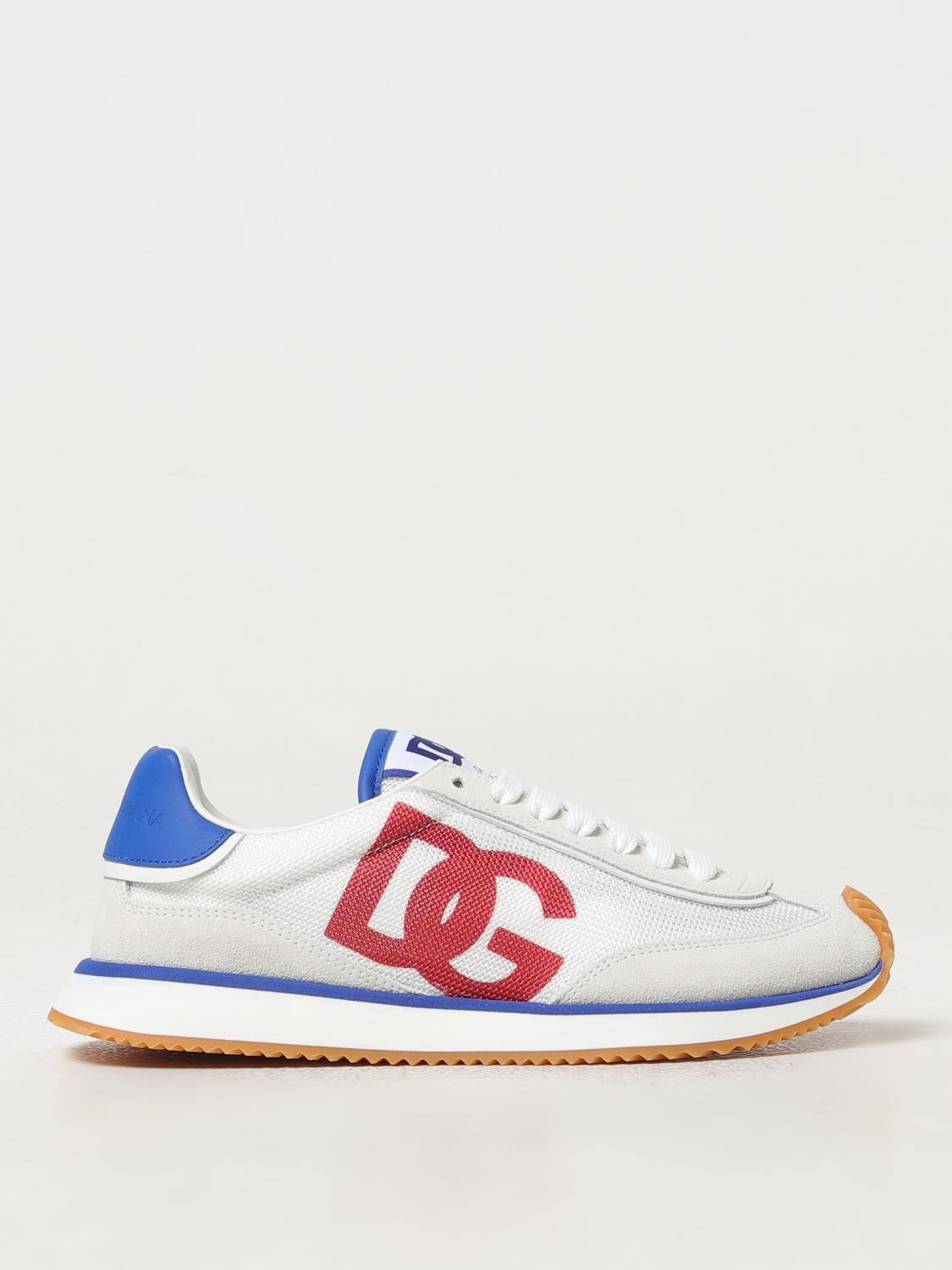 DOLCE & GABBANA ZAPATILLAS: Zapatillas DG CUSHION Dolce & Gabbana de ante y nailon, Rojo - Img 1