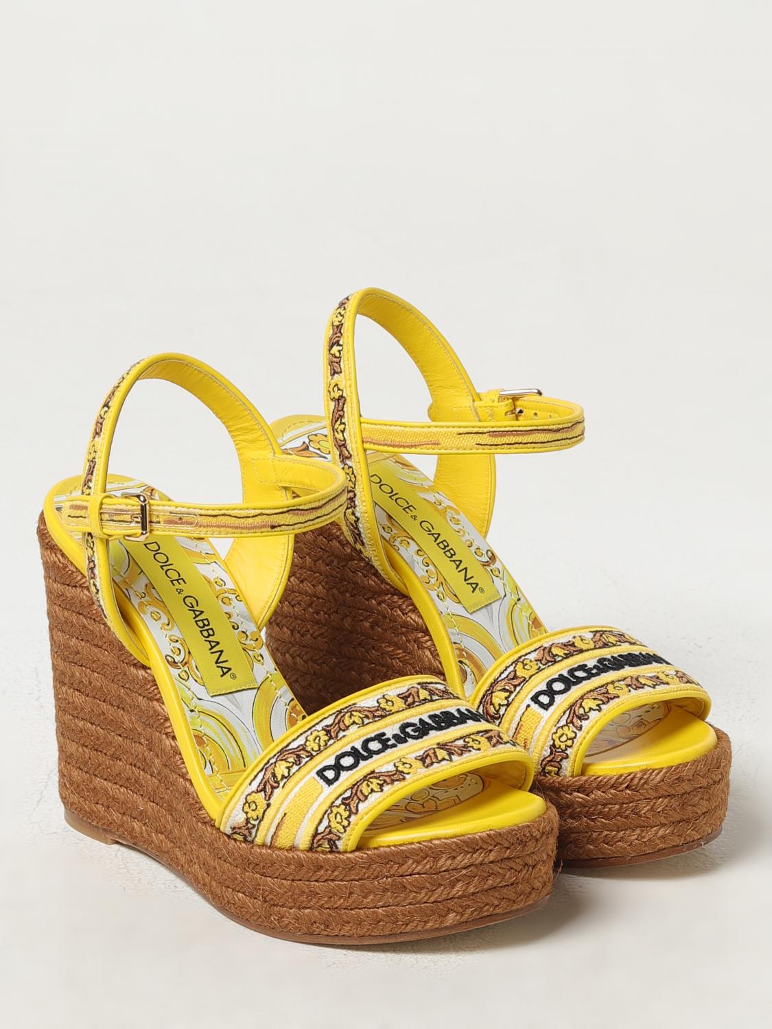 Dolce & Gabbana Shoes woman - Yellow | CZ0318AV804 | GIGLIO.COM