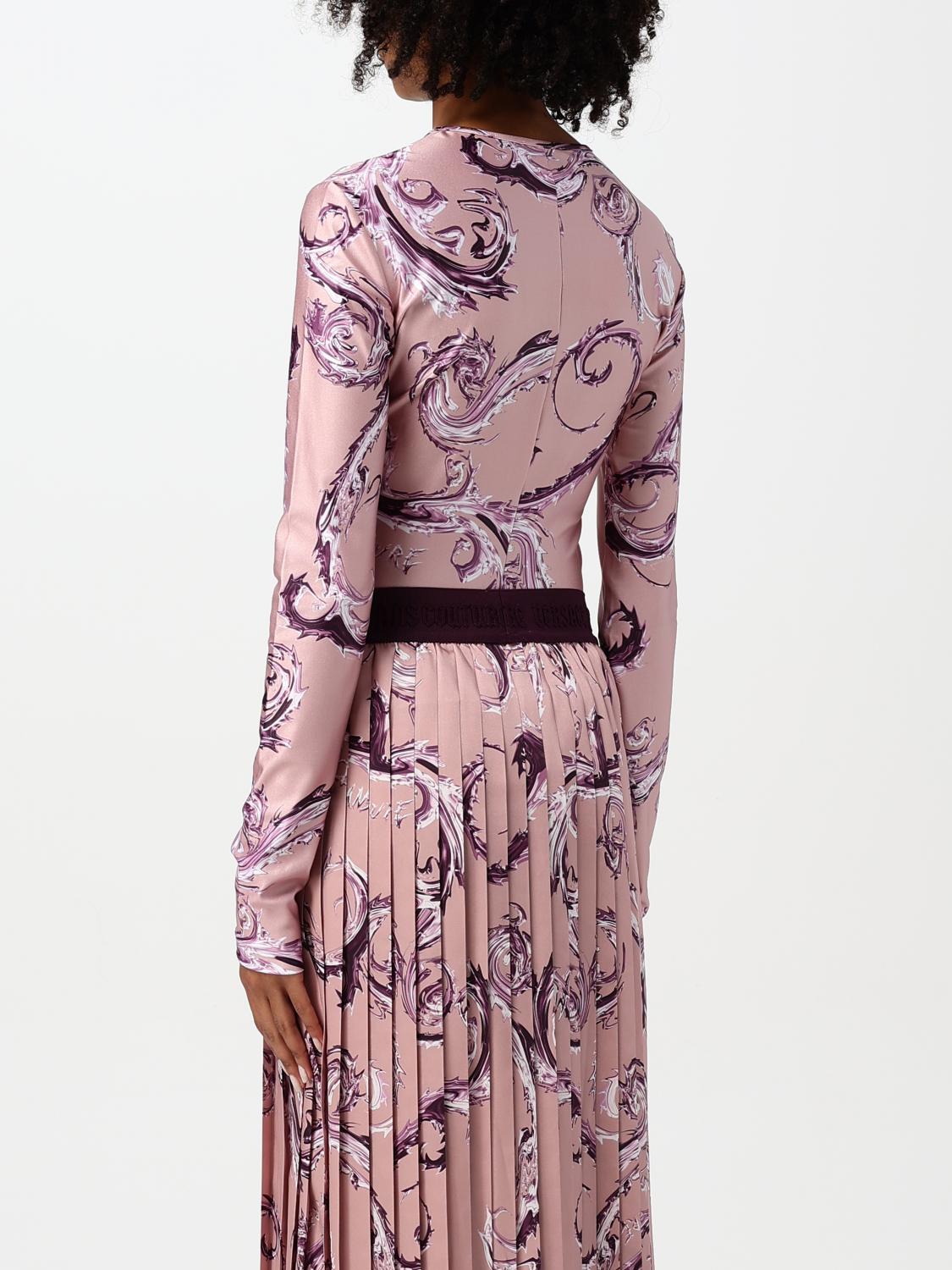 VERSACE JEANS COUTURE TOP: Mono pieza mujer Versace Jeans Couture, Rosa - Img 3