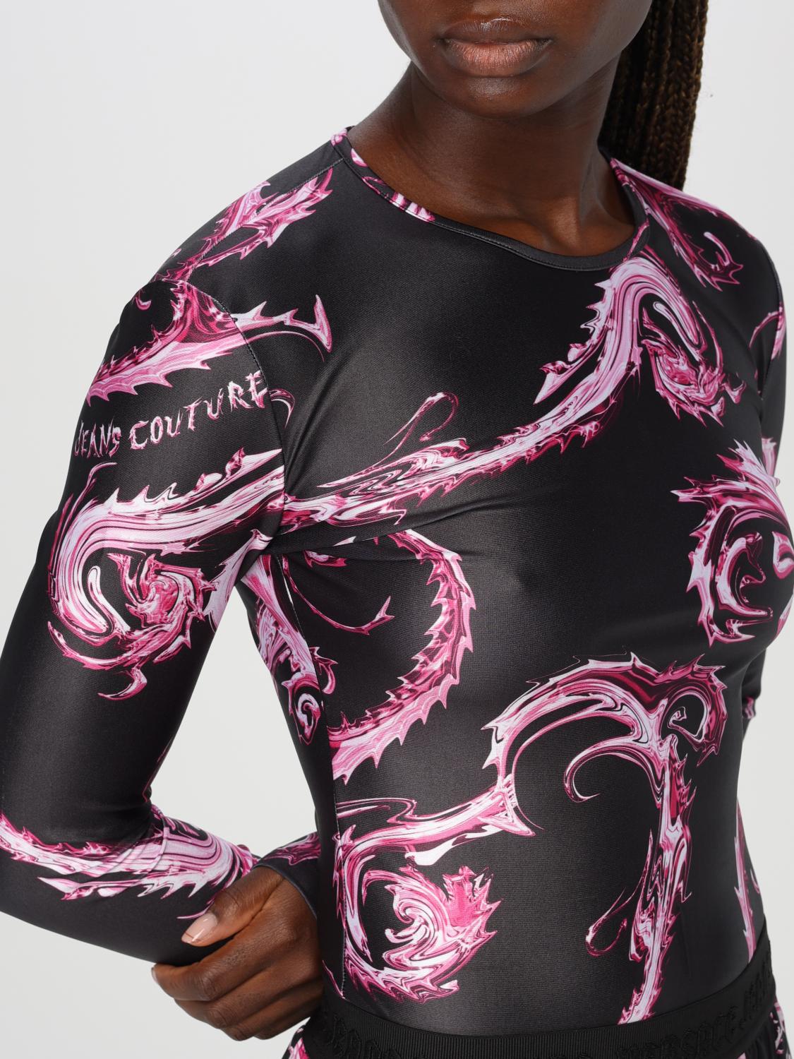 VERSACE JEANS COUTURE TOP: Mono pieza mujer Versace Jeans Couture, Negro 1 - Img 4