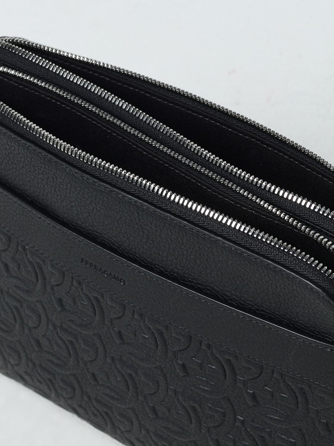 FERRAGAMO SHOULDER BAG: Bags men Ferragamo, Black - Img 5