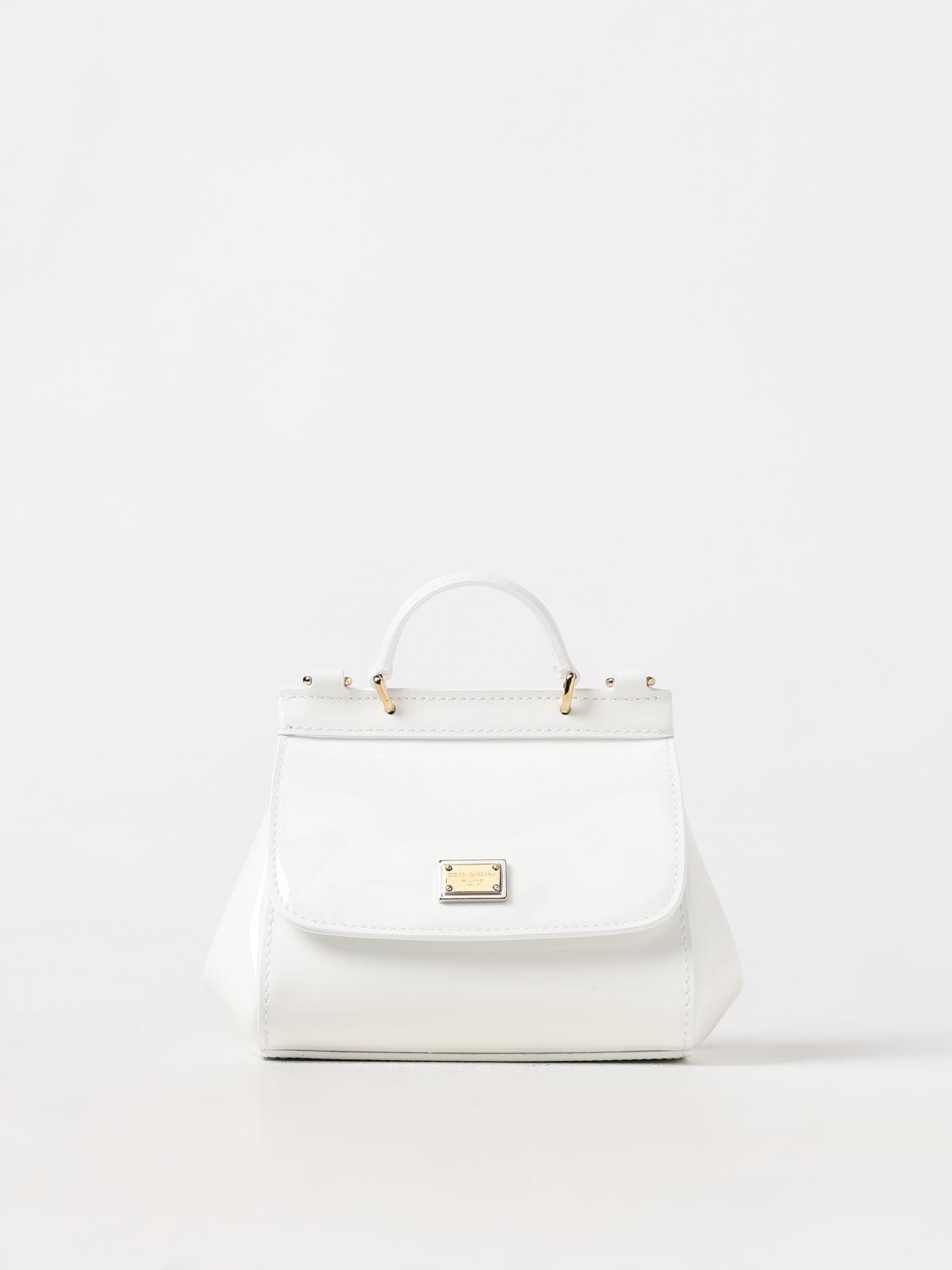 DOLCE & GABBANA BAG: Sicily Mini Tote Bag by Dolce & Gabbana, Milk - Img 1