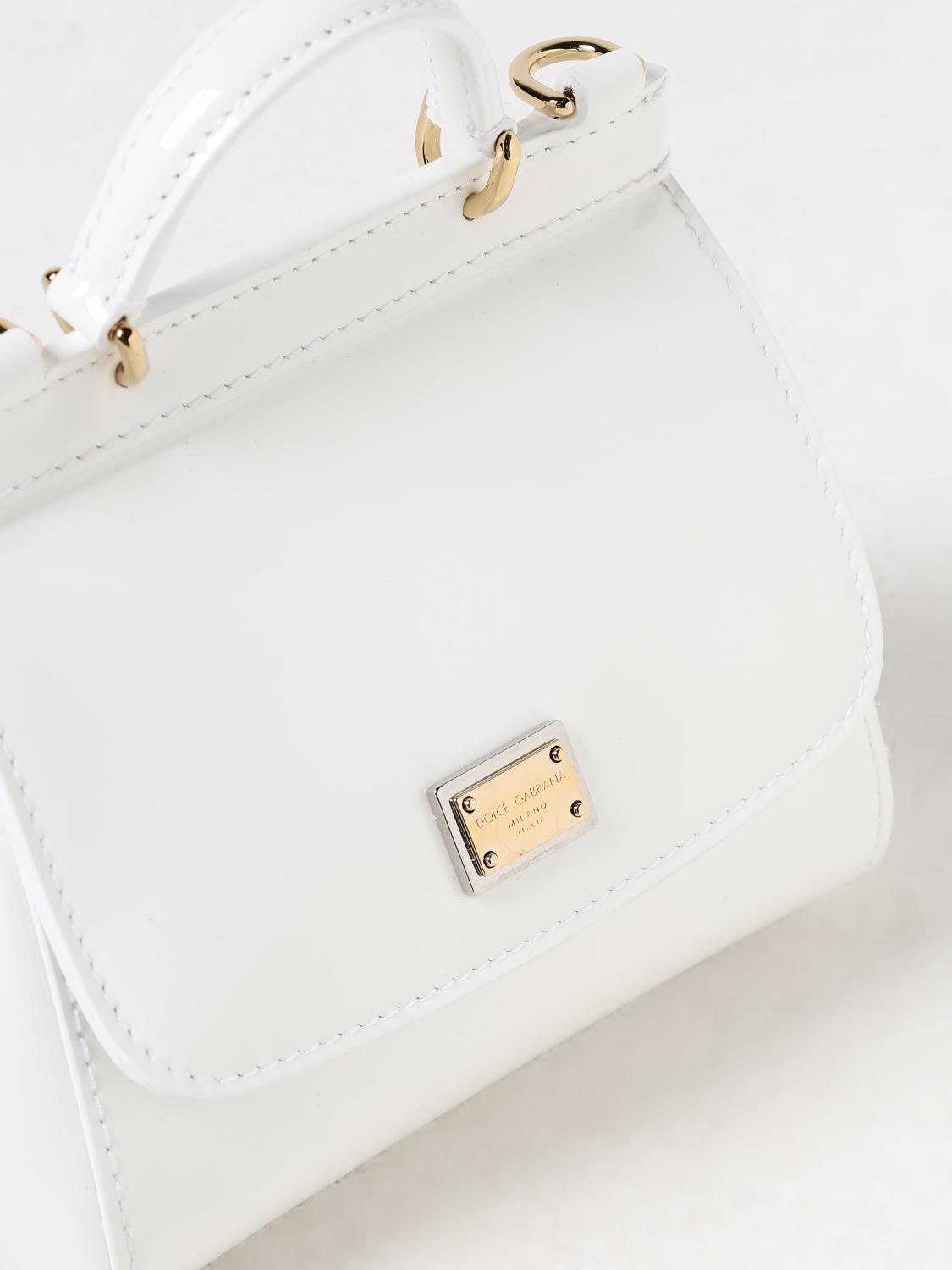 DOLCE & GABBANA BAG: Sicily Mini Tote Bag by Dolce & Gabbana, Milk - Img 3