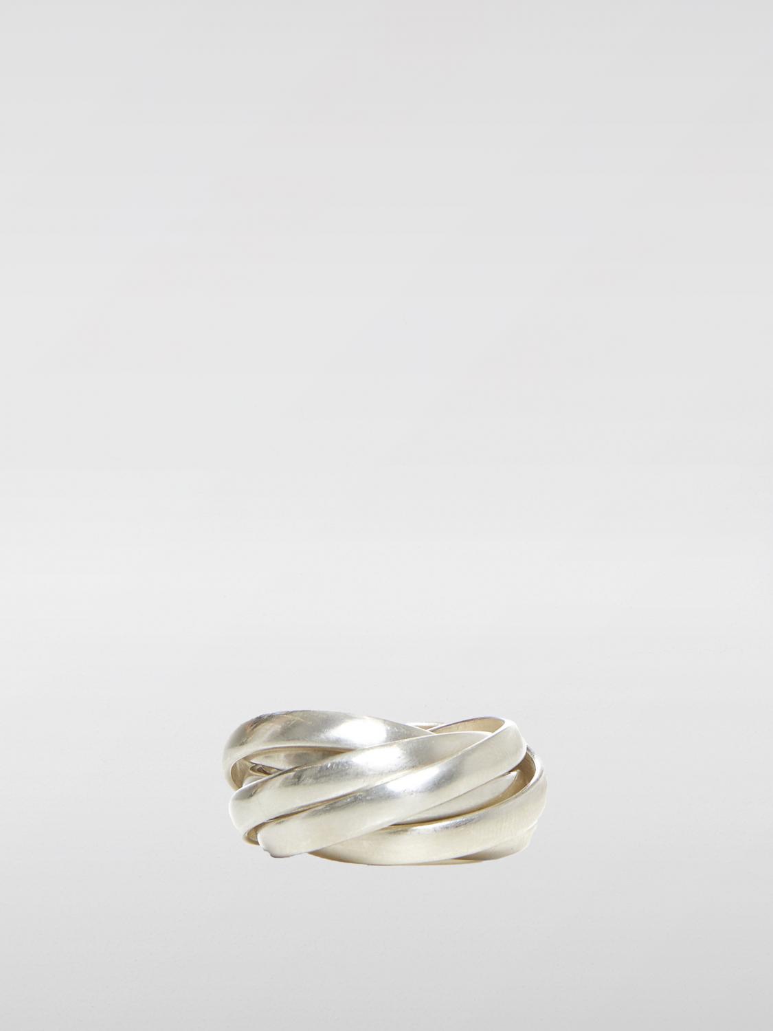 JIL SANDER GIOIELLO: Anello Jil Sander in ottone , Silver - Img 1