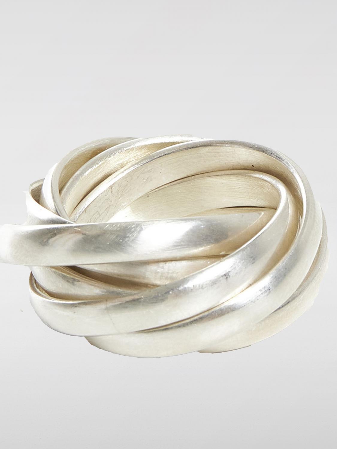 JIL SANDER GIOIELLO: Anello Jil Sander in ottone , Silver - Img 2