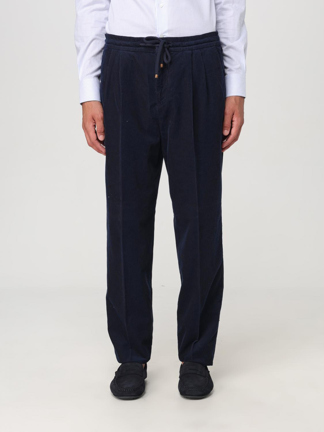 BRUNELLO CUCINELLI PANTS: Pants men Brunello Cucinelli, Blue - Img 1