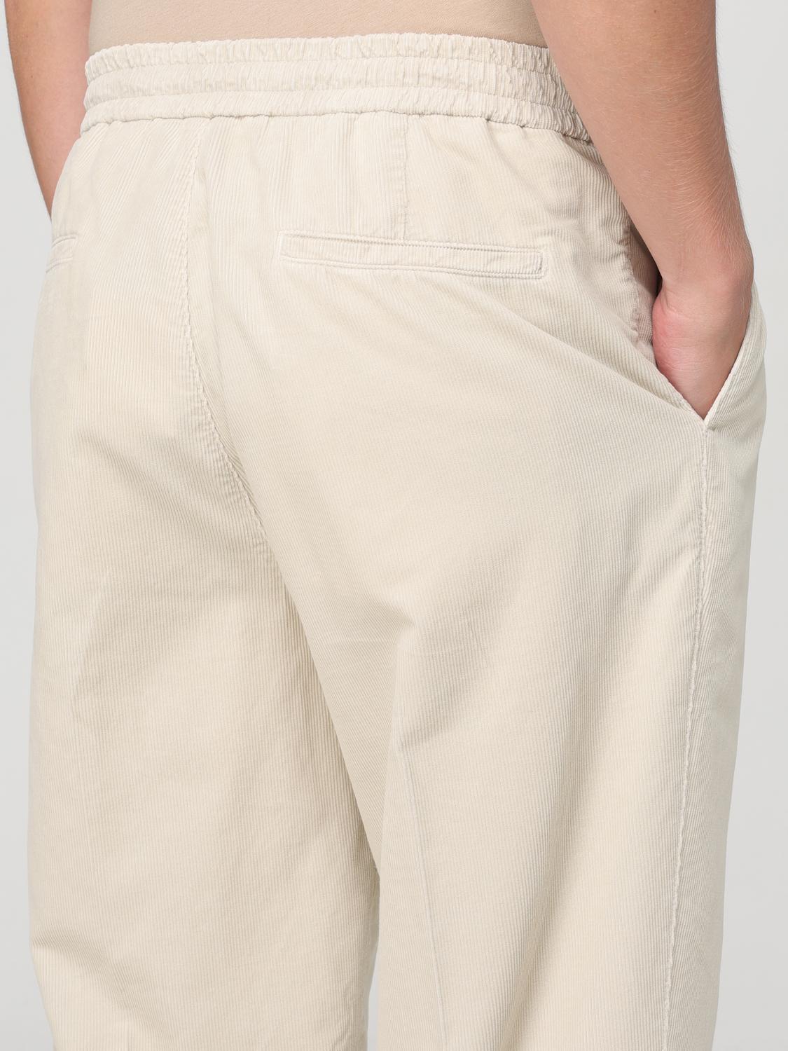 BRUNELLO CUCINELLI TROUSERS: Trousers men Brunello Cucinelli, Beige - Img 5
