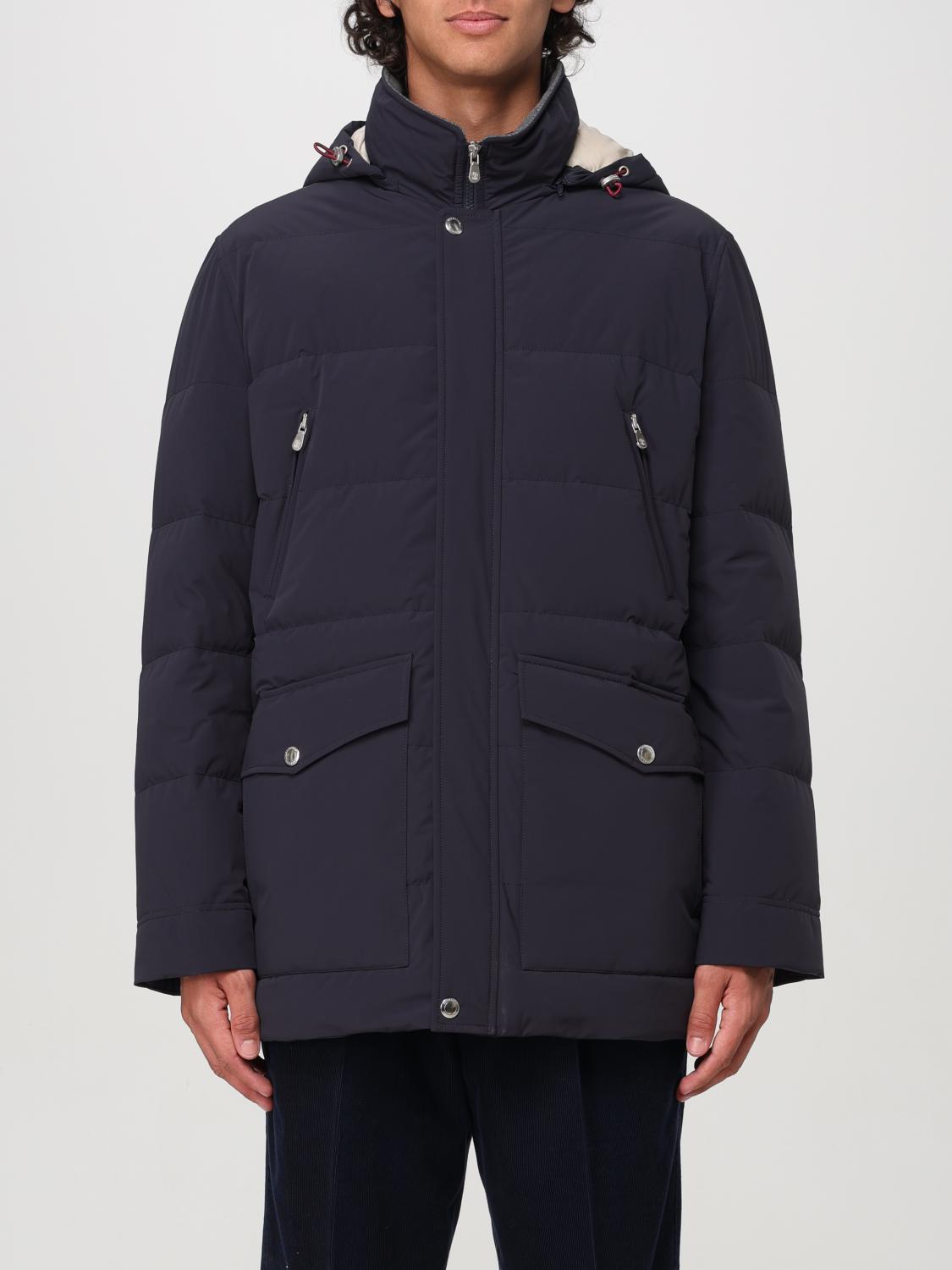 BRUNELLO CUCINELLI GIACCA: Giacca Brunello Cucinelli in nylon trapuntato , Blue - Img 1