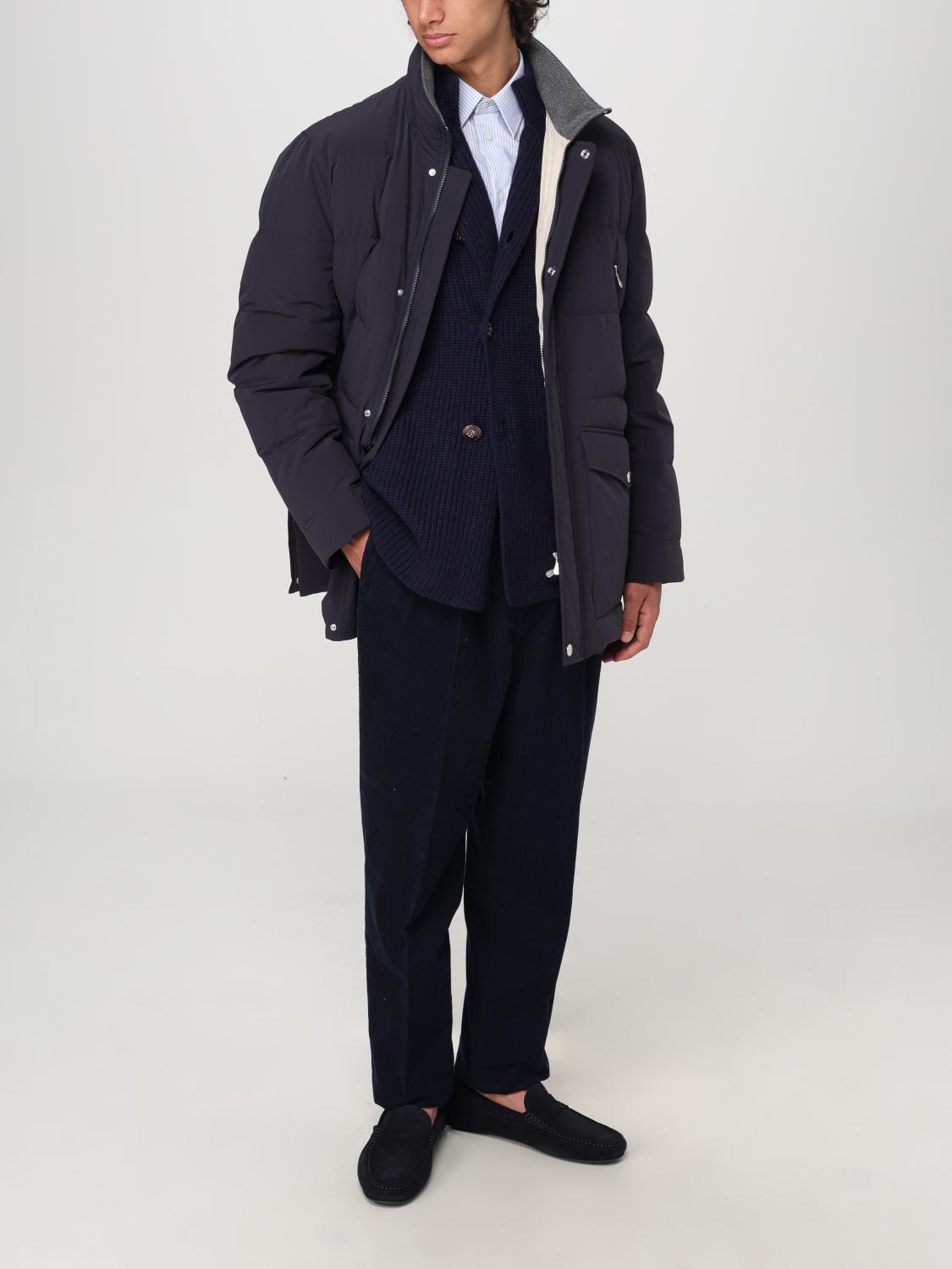 BRUNELLO CUCINELLI GIACCA: Giacca Brunello Cucinelli in nylon trapuntato , Blue - Img 2