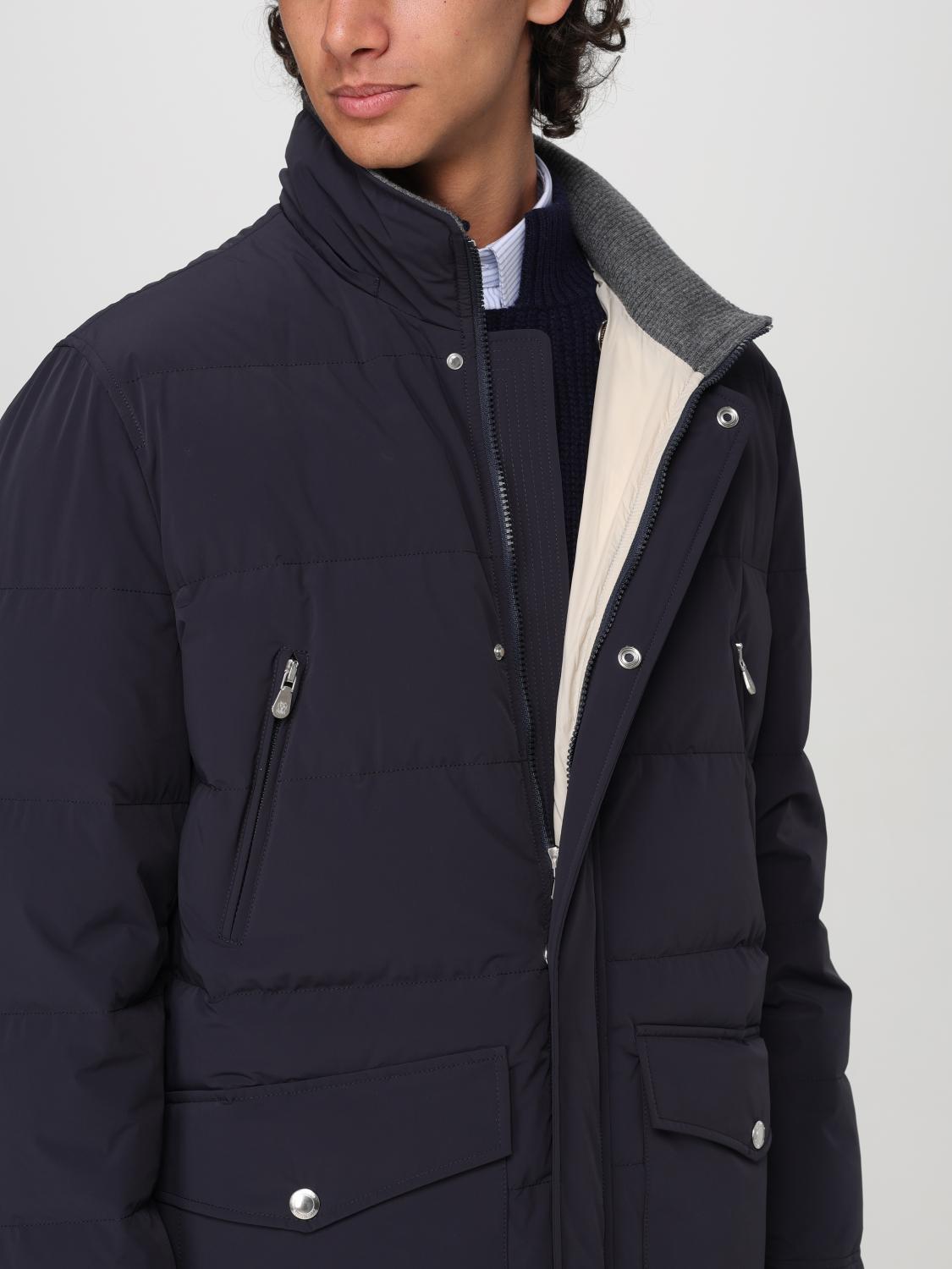 BRUNELLO CUCINELLI GIACCA: Giacca Brunello Cucinelli in nylon trapuntato , Blue - Img 5
