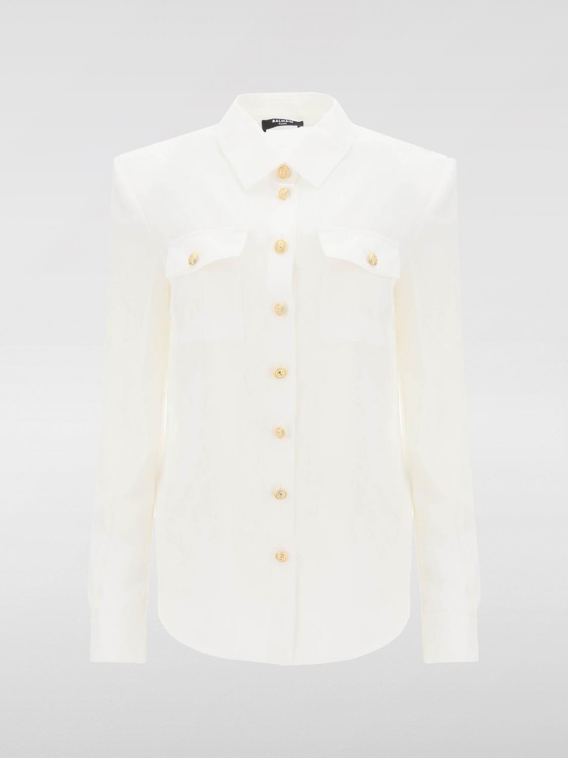 BALMAIN SHIRT: Top woman Balmain, White - Img 4