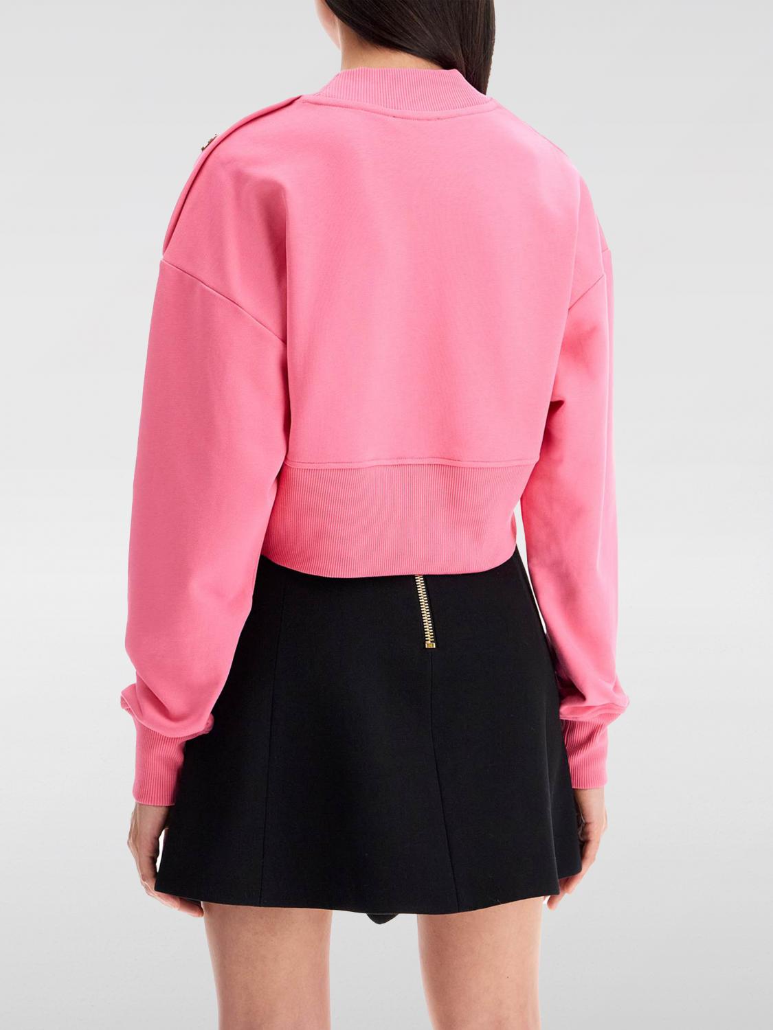BALMAIN SWEATSHIRT: Pullover damen Balmain, Fuchsia - Img 2