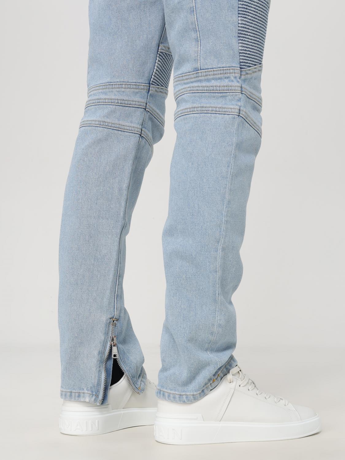 BALMAIN JEANS: Jeans hombre Balmain, Azul Oscuro - Img 5