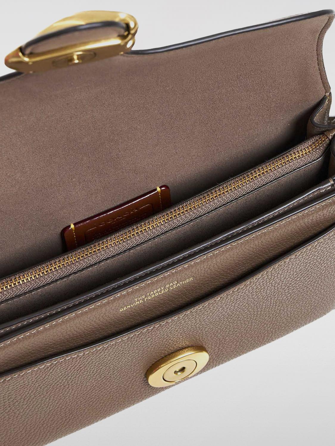 COACH MINITASCHE: Schultertasche damen Coach, Braun - Img 4