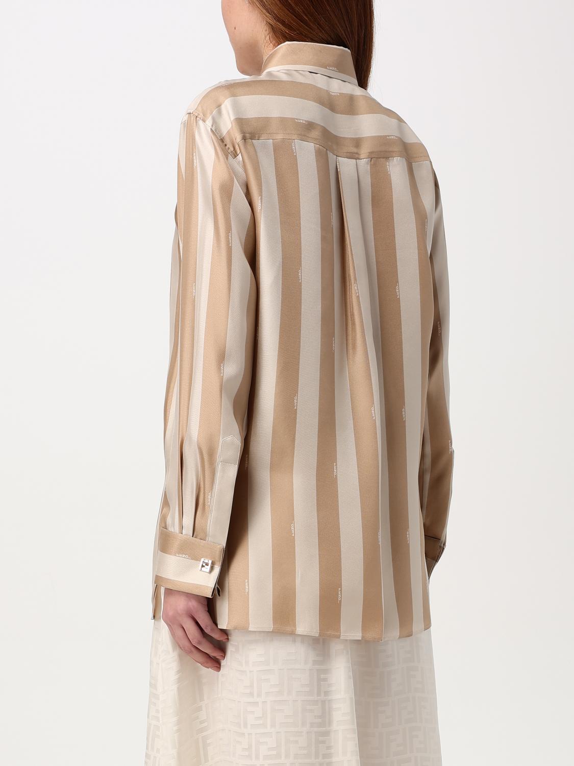 FENDI SHIRT: Shirt woman Fendi, Beige - Img 3