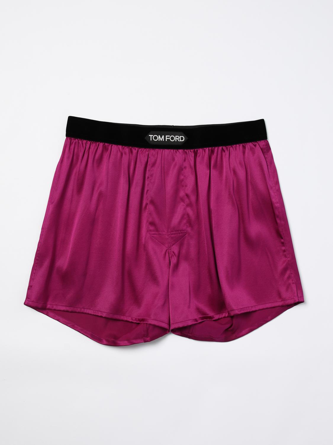 TOM FORD INTIMO: Boxer Tom Ford in seta , Viola - Img 1