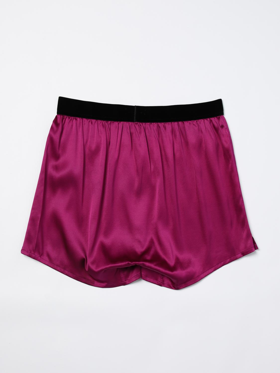 TOM FORD INTIMO: Boxer Tom Ford in seta , Viola - Img 2