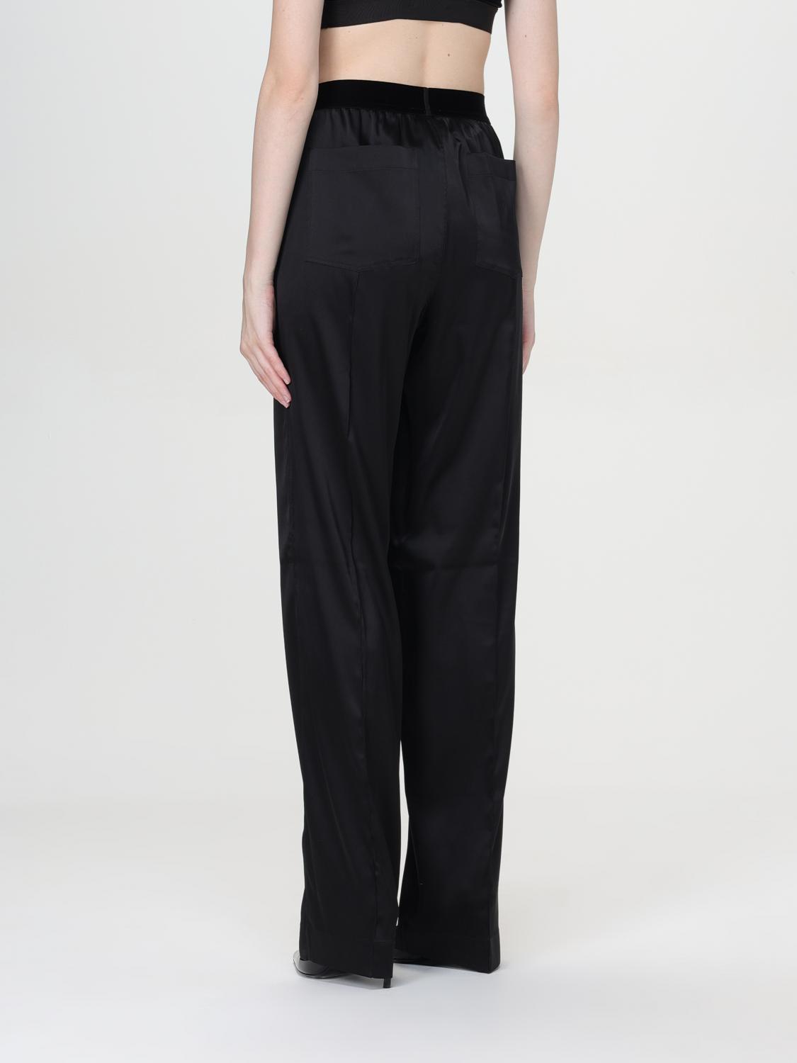 TOM FORD PANTALONI: Pantalone in misto seta Tom Ford, Nero - Img 3