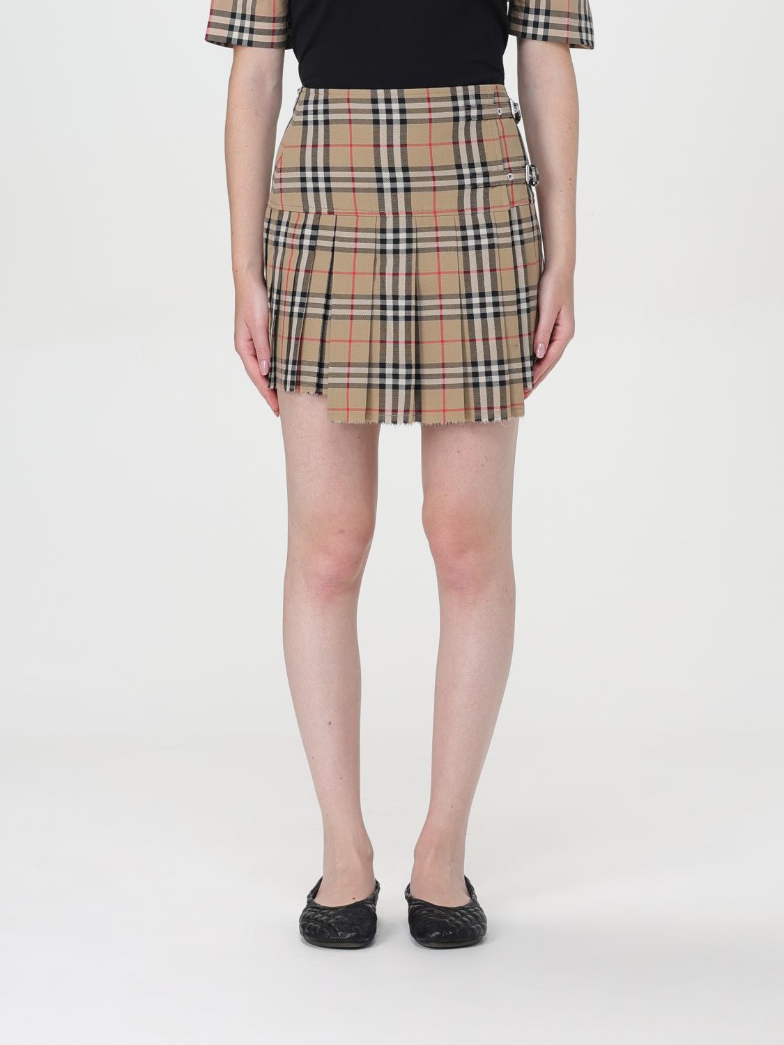 Burberry Skirt woman - Beige | 8025832 | GIGLIO.COM