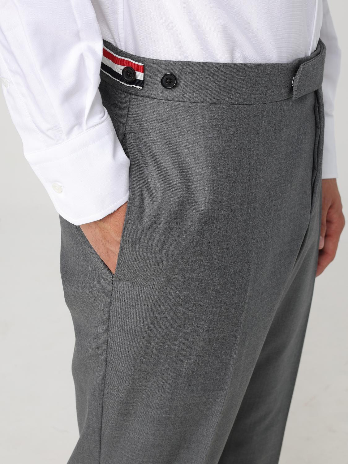 Thom Browne Pants men - Grey | MTC159A00626 | GIGLIO.COM