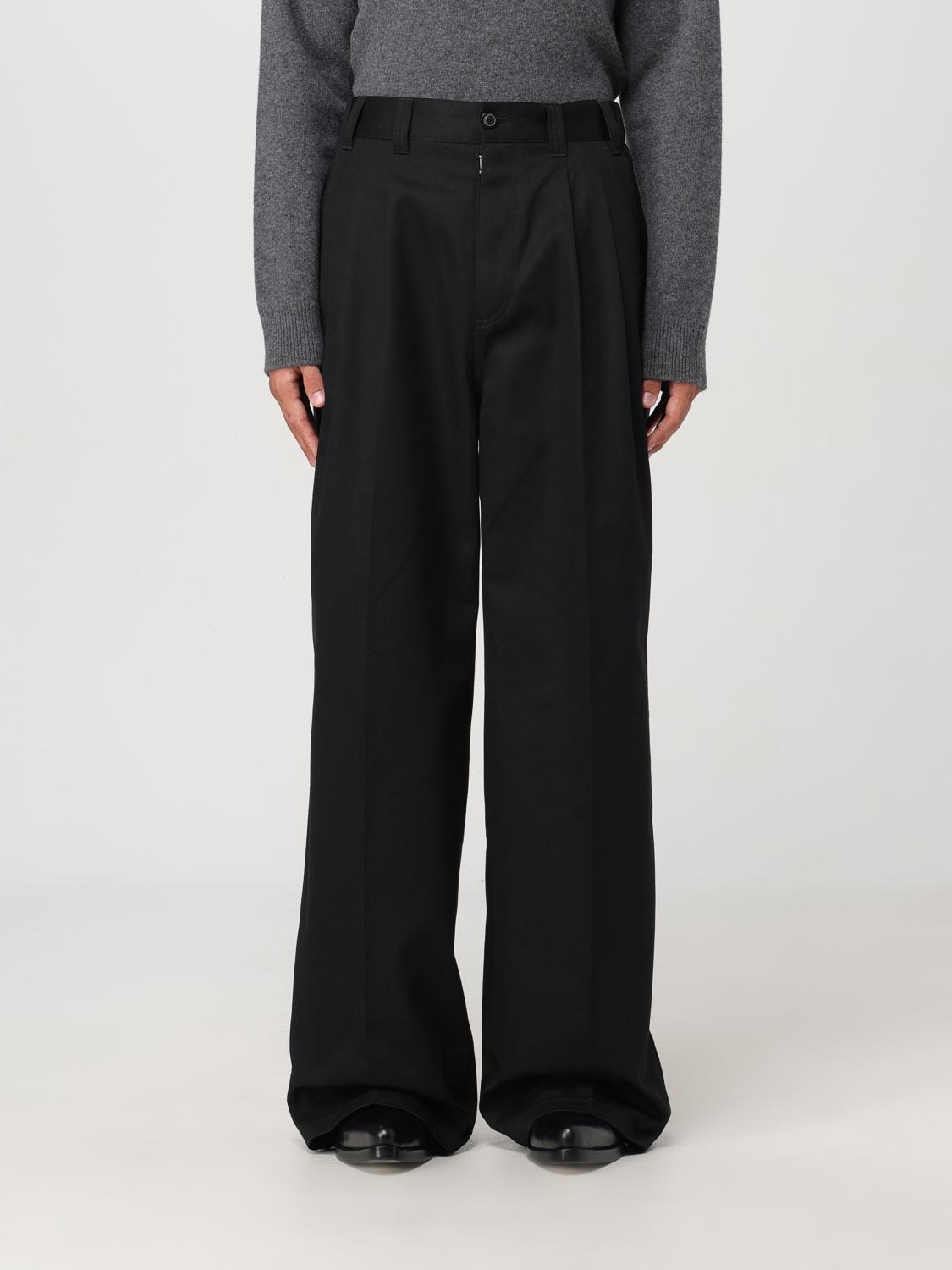 MAISON MARGIELA: Pants men - Black | Maison Margiela pants ...