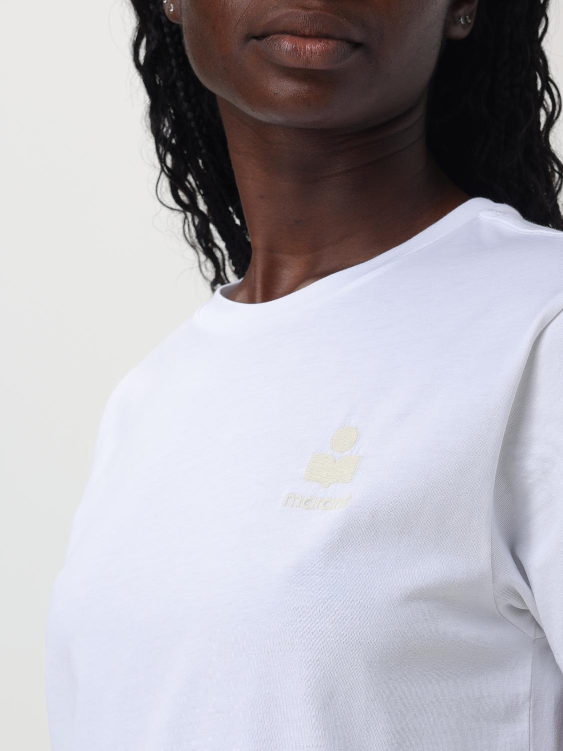 ISABEL MARANT ETOILE CAMISETA: Camiseta mujer Isabel Marant Etoile, Blanco - Img 4