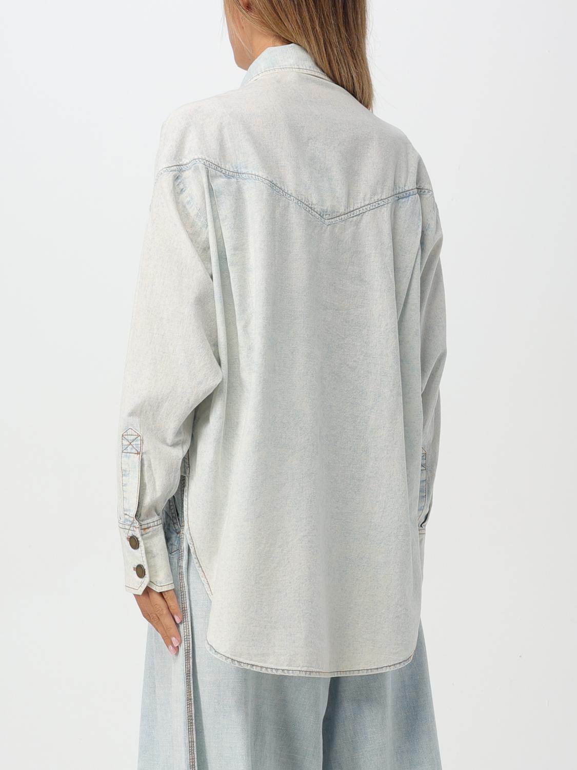 ZIMMERMANN CAMICIA: Camicia Zimmermann in denim di cotone , Blue - Img 3