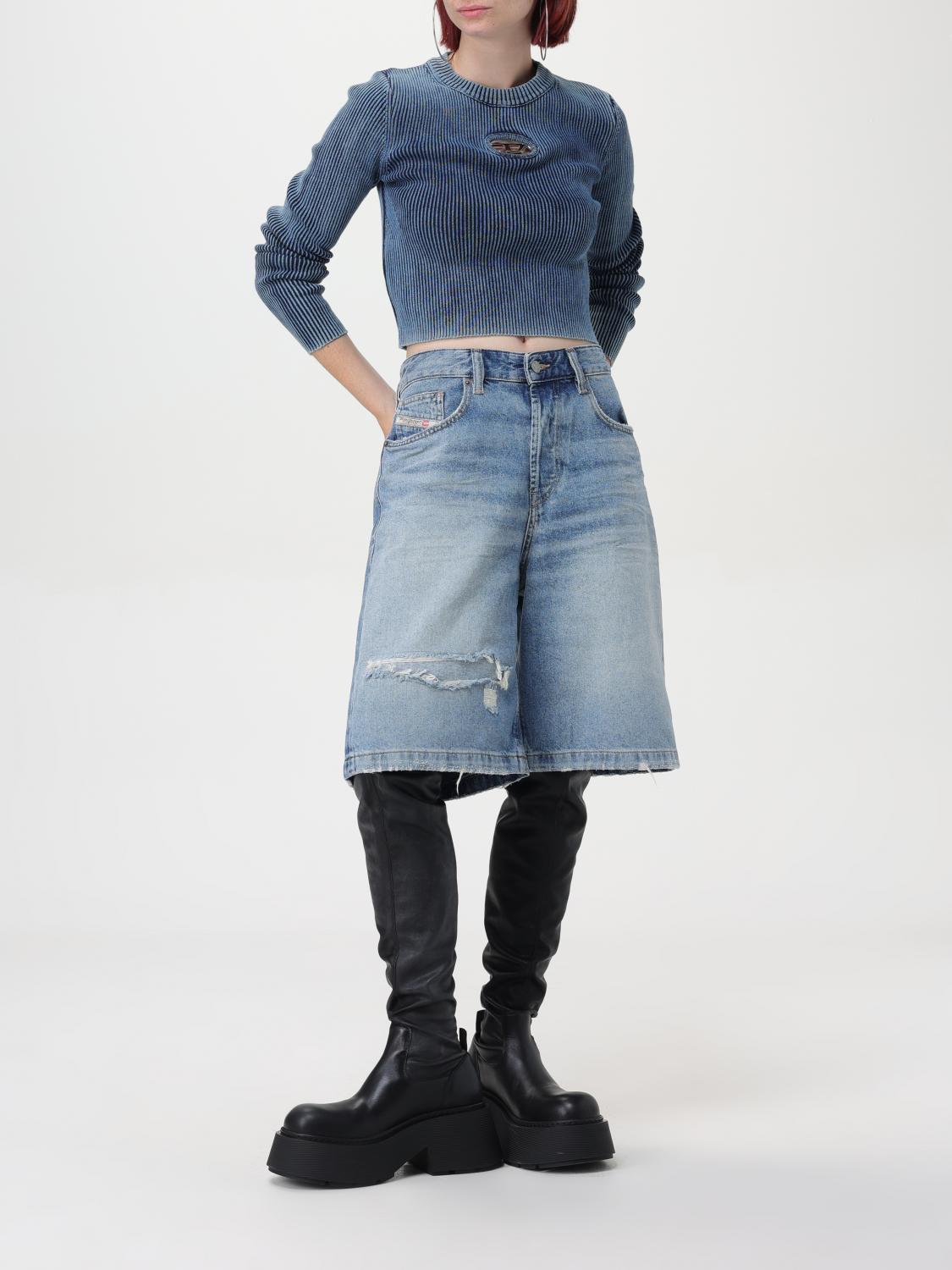 Diesel カーディガン レディース - ブルー | A148100ANAH | GIGLIO.COM