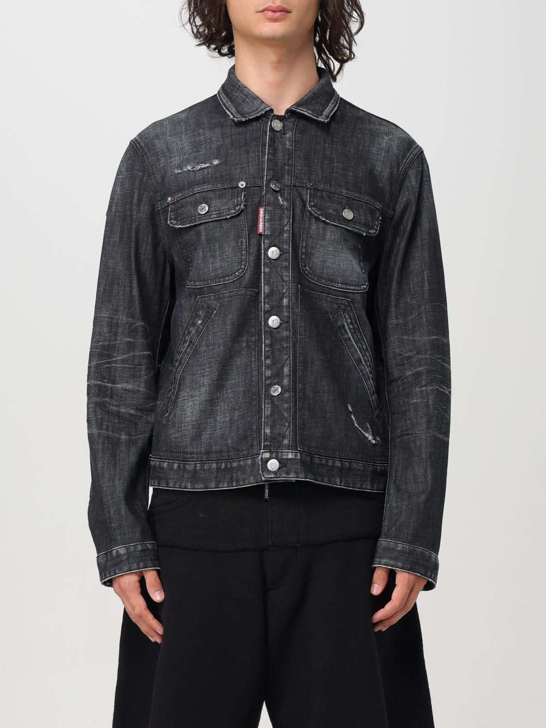 DSQUARED2 CHAQUETA: Chaqueta vaquera Dsquared2, Negro - Img 1