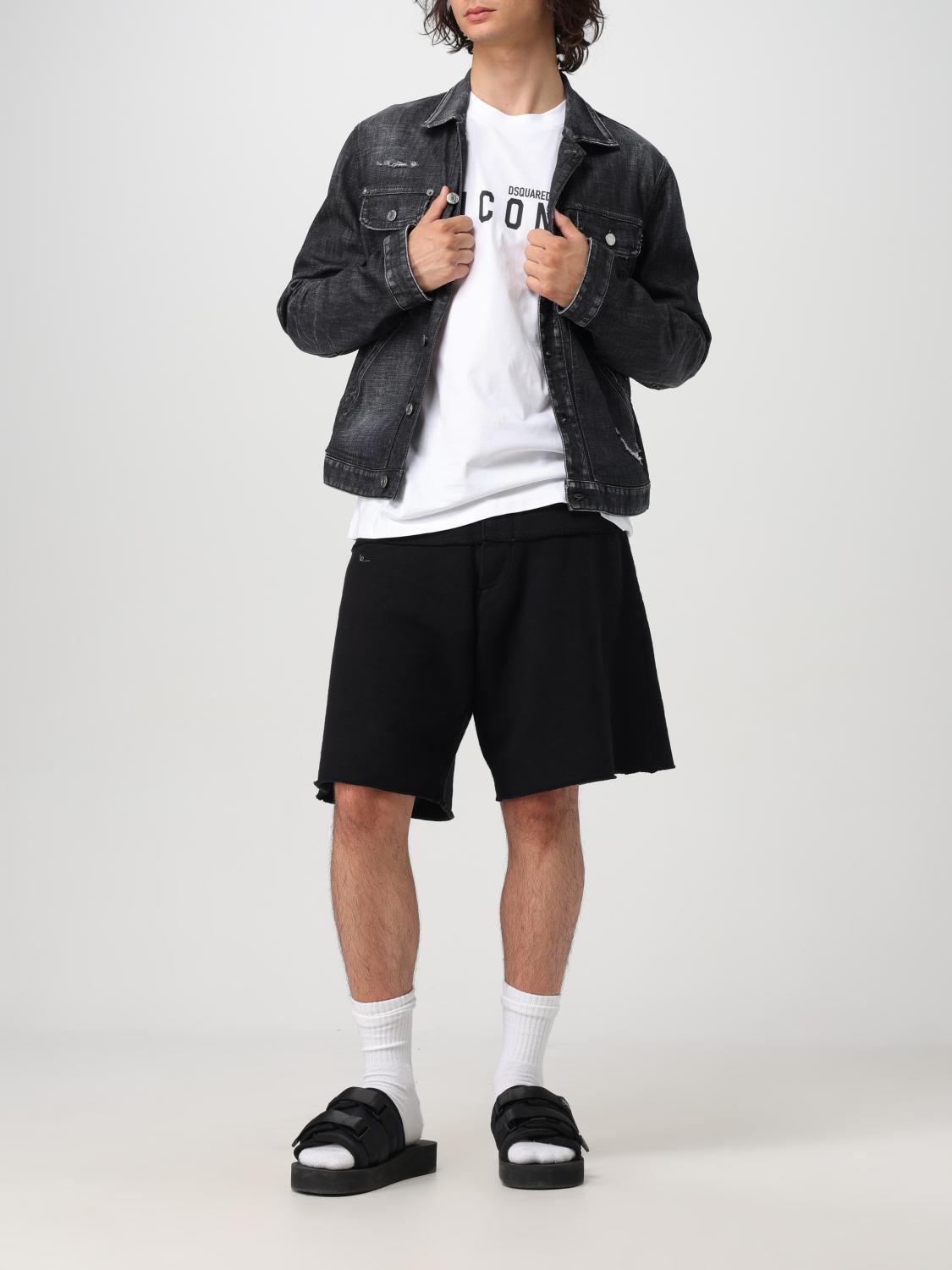 DSQUARED2 CHAQUETA: Chaqueta vaquera Dsquared2, Negro - Img 2