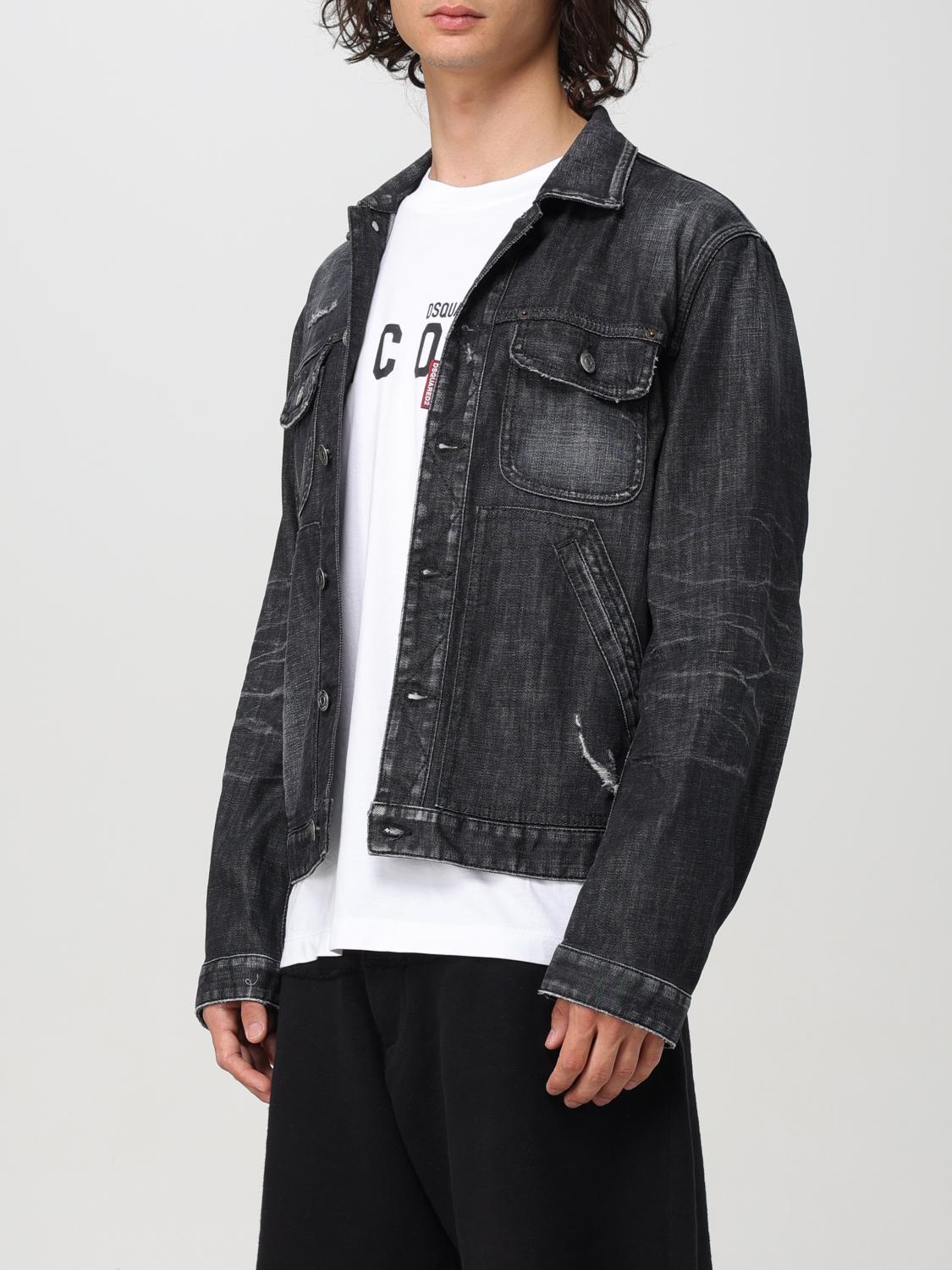 DSQUARED2 CHAQUETA: Chaqueta vaquera Dsquared2, Negro - Img 4